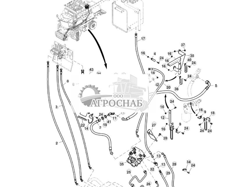 Гидравлические трубопроводы привода мотовила, ProDrive™, HillMaster™ - ST859072 640.jpg